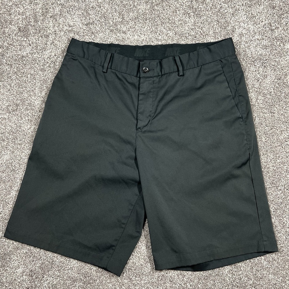 Nike Golf Flex Core Shorts Mens 34 Black Dri-Fit Performance Stretch Tech Blend